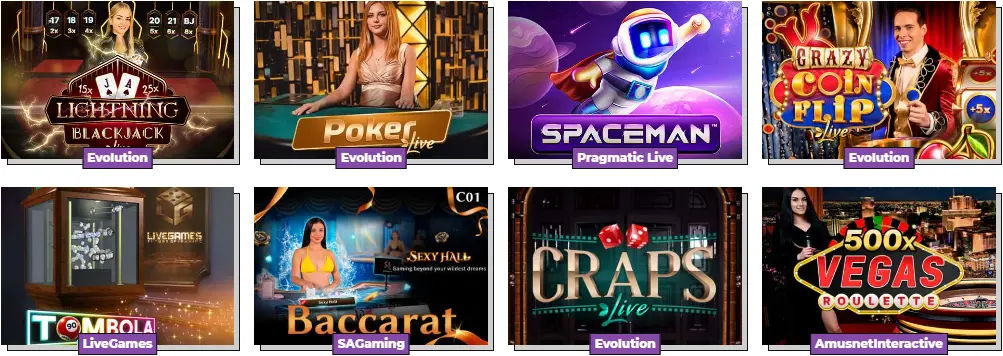 winstoria live casino games